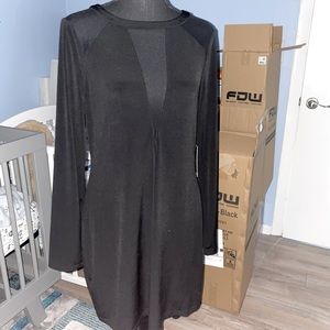 Express black with mesh dress